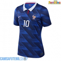 Camisa de time de futebol França Kylian Mbappe #10 Replicas 1º Equipamento Feminina Mundo 2026 Manga Curta